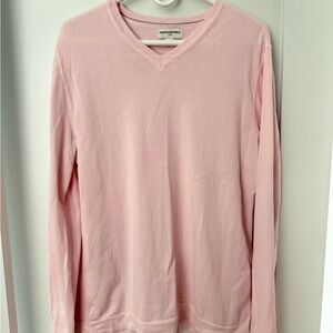 Vintage Banana Republic Light Pink Knit v-neck Top, size M